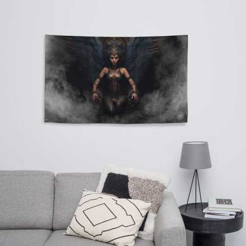 About my Brain Institute Wall Art Lilith Goddess Flag Wall Art