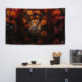 About my Brain Institute Wall Art Lion Spirit Animal Flag Wall Art