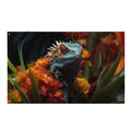 About my Brain Institute Wall Art Lizard Spirit Animal Flag Wall Art