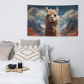 About my Brain Institute Wall Art Llama Spirit Animal Flag Wall Art