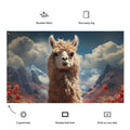 About my Brain Institute Wall Art Llama Spirit Animal Flag Wall Art