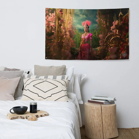 About my Brain Institute Wall Art Mae Phosop Goddess Flag Wall Art