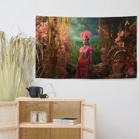About my Brain Institute Wall Art Mae Phosop Goddess Flag Wall Art