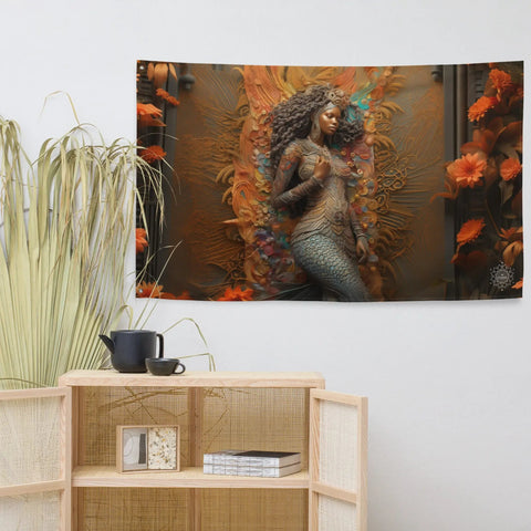 About my Brain Institute Wall Art Mami Wata Goddess Flag Wall Art