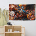 About my Brain Institute Wall Art Mandarin Duck Spirit Animal Flag Wall Art