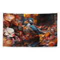 About my Brain Institute Wall Art Mandarin Duck Spirit Animal Flag Wall Art