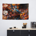 About my Brain Institute Wall Art Mandarin Duck Spirit Animal Flag Wall Art