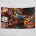 About my Brain Institute Wall Art Mandarin Duck Spirit Animal Flag Wall Art