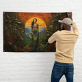 About my Brain Institute Wall Art Mau Thuong Ngan Goddess Flag Wall Art