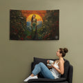 About my Brain Institute Wall Art Mau Thuong Ngan Goddess Flag Wall Art