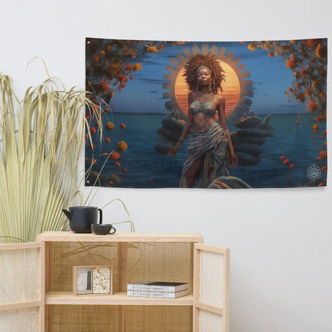 About my Brain Institute Wall Art Mawu Goddess Flag Wall Art