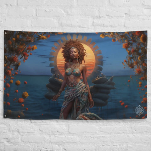 About my Brain Institute Wall Art Mawu Goddess Flag Wall Art