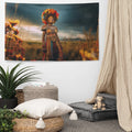 About my Brain Institute Wall Art Mbaba Mwana Waresa Goddess Flag Wall Art