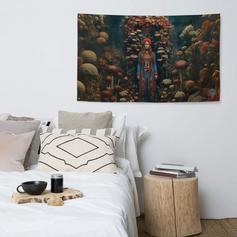About my Brain Institute Wall Art Mielikki Goddess Flag Wall Art
