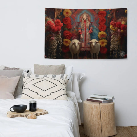 About my Brain Institute Wall Art Mokosh Goddess Flag Wall Art