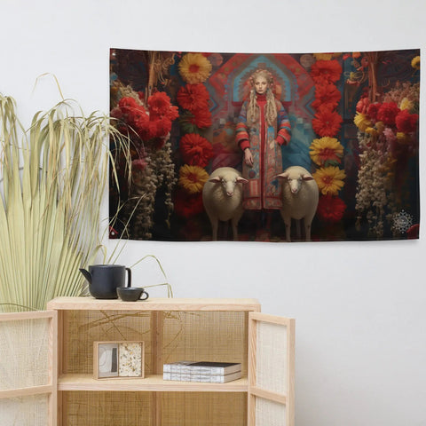 About my Brain Institute Wall Art Mokosh Goddess Flag Wall Art