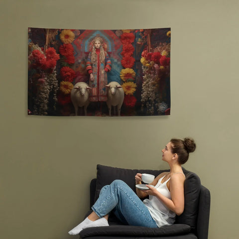 About my Brain Institute Wall Art Mokosh Goddess Flag Wall Art