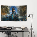 About my Brain Institute Wall Art Nanshe Goddess Wall Flag Art