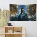 About my Brain Institute Wall Art Nanshe Goddess Wall Flag Art