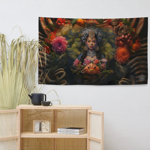 About my Brain Institute Wall Art Neang Neak Goddess Flag Wall Art