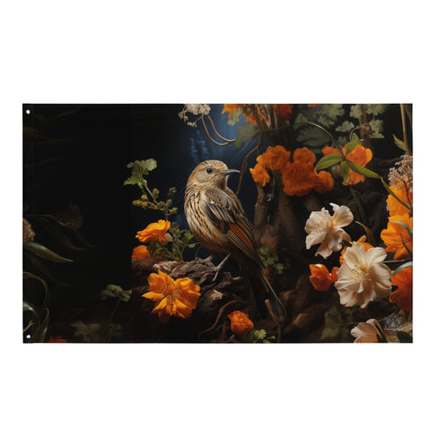 About my Brain Institute Wall Art Nightingale Spirit Animal Flag Wall Art