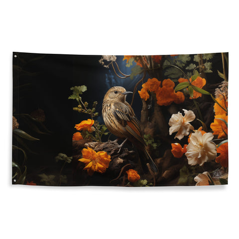About my Brain Institute Wall Art Nightingale Spirit Animal Flag Wall Art