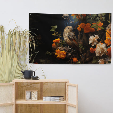 About my Brain Institute Wall Art Nightingale Spirit Animal Flag Wall Art