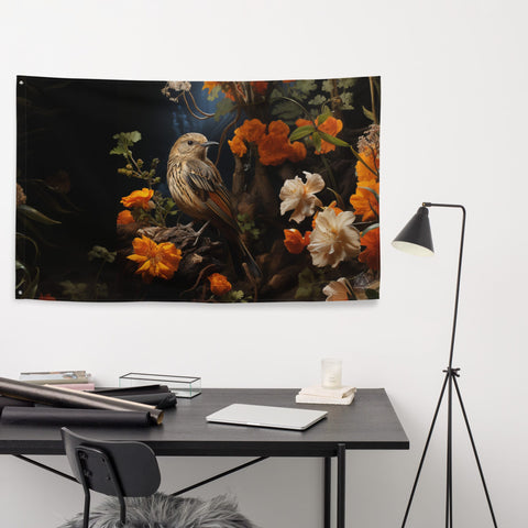 About my Brain Institute Wall Art Nightingale Spirit Animal Flag Wall Art