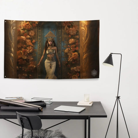 About my Brain Institute Wall Art Nisaba Goddess Flag Wall Art