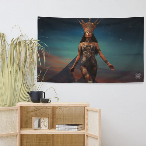 About my Brain Institute Wall Art Nuit Goddess Flag Wall Art