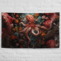 About my Brain Institute Wall Art Octopus Spirit Animal Flag Wall Art