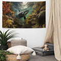 About my Brain Institute Wall Art Orca Whale Spirit Animal Flag Wall Art