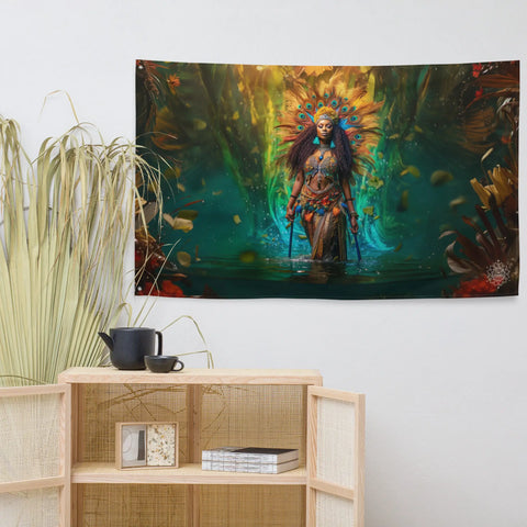 About my Brain Institute Wall Art Oshun Goddess Flag Wall Art