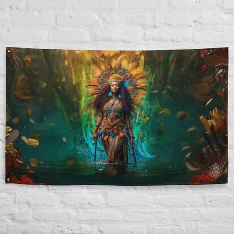 About my Brain Institute Wall Art Oshun Goddess Flag Wall Art