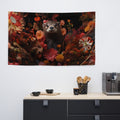 About my Brain Institute Wall Art Otter Spirit Animal Flag Wall Art