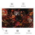 About my Brain Institute Wall Art Otter Spirit Animal Flag Wall Art