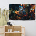 About my Brain Institute Wall Art Owl Spirit Animal Flag Wall Art