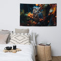 About my Brain Institute Wall Art Owl Spirit Animal Flag Wall Art