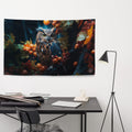 About my Brain Institute Wall Art Owl Spirit Animal Flag Wall Art
