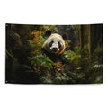 About my Brain Institute Wall Art Panda Spirit Animal Flag Wall Art