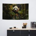 About my Brain Institute Wall Art Panda Spirit Animal Flag Wall Art