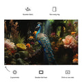 About my Brain Institute Wall Art Peacock Spirit Animal Flag Wall Art
