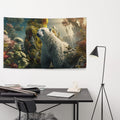 About my Brain Institute Wall Art Polar Bear Spirit Animal Flag Wall Art