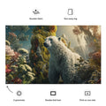 About my Brain Institute Wall Art Polar Bear Spirit Animal Flag Wall Art