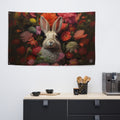 About my Brain Institute Wall Art Rabbit Spirit Animal Flag Wall Art