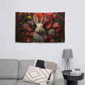 About my Brain Institute Wall Art Rabbit Spirit Animal Flag Wall Art