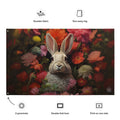 About my Brain Institute Wall Art Rabbit Spirit Animal Flag Wall Art