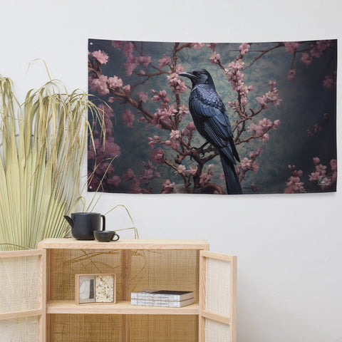 About my Brain Institute Wall Art Raven Spirit Animal Flag Wall Art