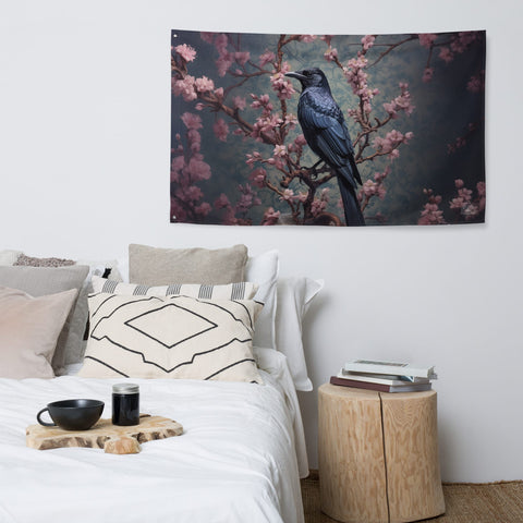 About my Brain Institute Wall Art Raven Spirit Animal Flag Wall Art