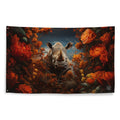 About my Brain Institute Wall Art Rhinoceros Spirit Animal Flag Wall Art